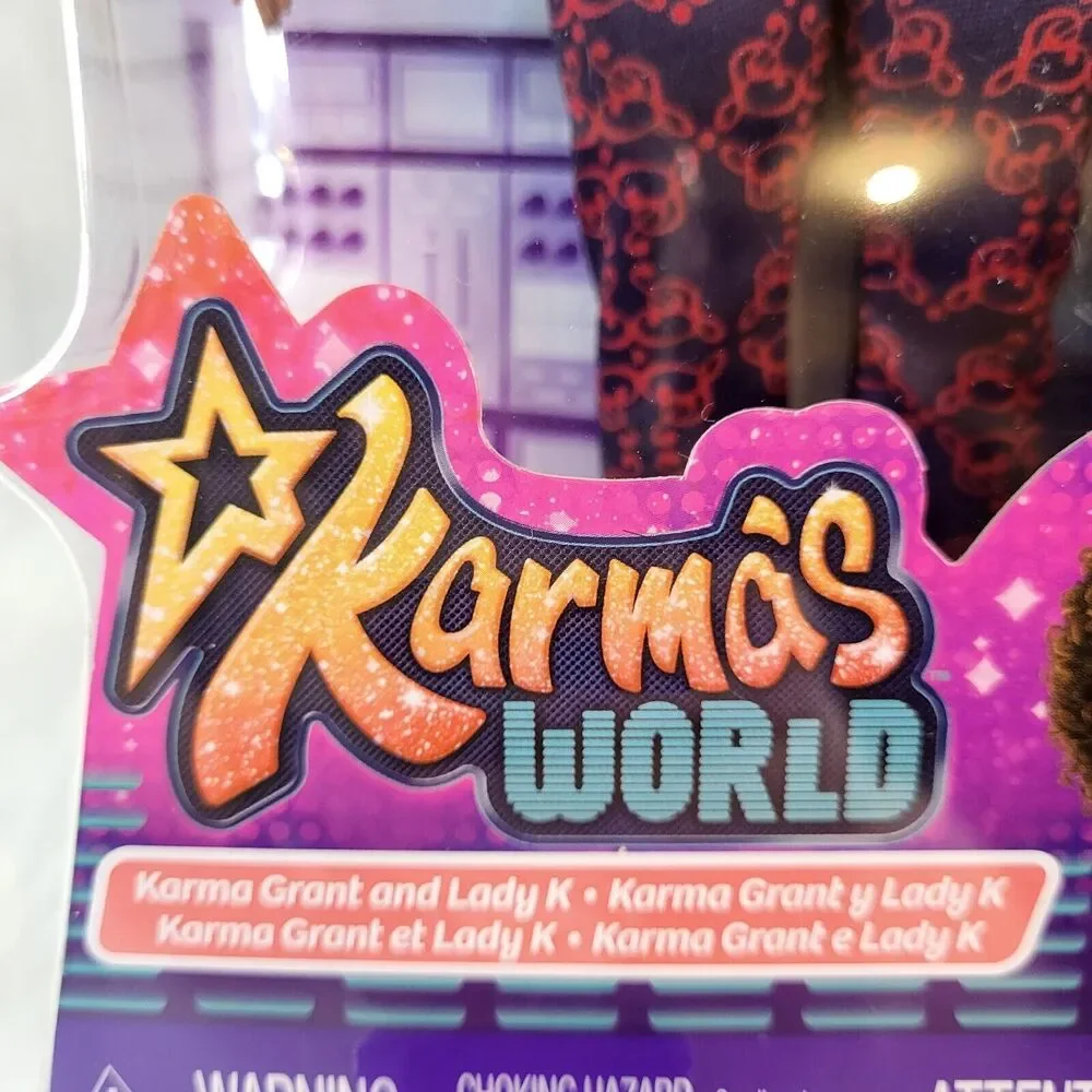 Mattel Karma's World Karma Grant & Lady K Doll 2-Pack Find Your Voice‎ Netflix